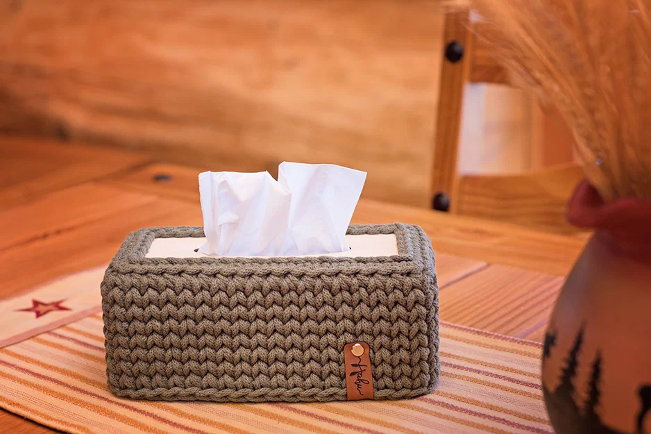 Đế Hộp Khăn Giấy Crochet (CROCHET TISSUE BOX - BASE) - Image 1