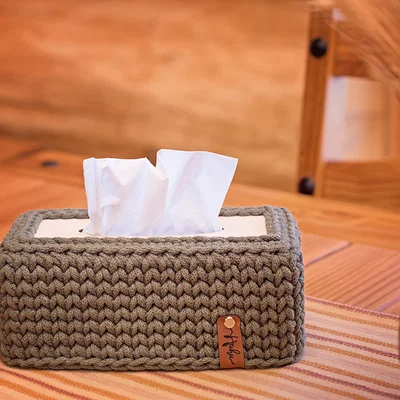 Đế Hộp Khăn Giấy Crochet (CROCHET TISSUE BOX - BASE)
