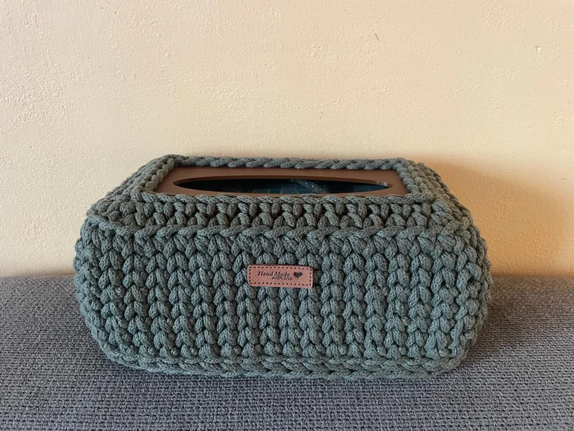 Đế Hộp Khăn Giấy Crochet (CROCHET TISSUE BOX - BASE) - Image 2