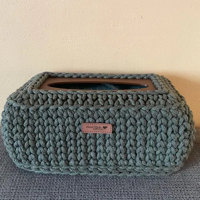 Đế Hộp Khăn Giấy Crochet (CROCHET TISSUE BOX - BASE)
