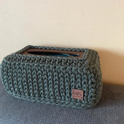 Đế Hộp Khăn Giấy Crochet (CROCHET TISSUE BOX - BASE)