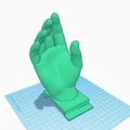Móc treo tường Slatwall Hand hình bàn tay cực độc đáo cho xưởng - Thumbnail 1