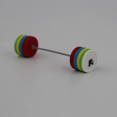 Bộ Bench Press, Squat Rack và Olympic Weight Set (in 3D)