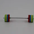 Bộ Bench Press, Squat Rack và Olympic Weight Set (in 3D) - Thumbnail 7