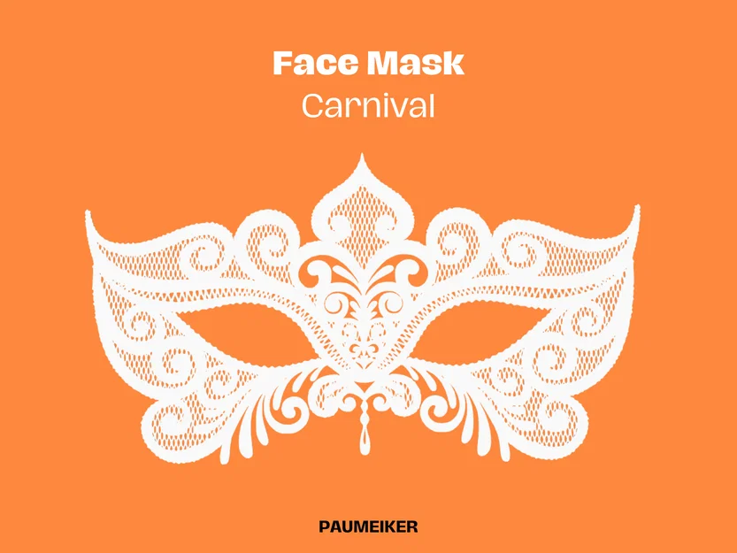 Mặt nạ ren Face Mask Lace Carnival - Image 1