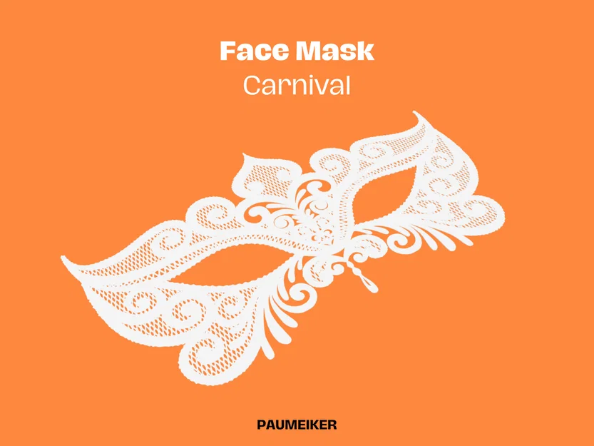 Mặt nạ ren Face Mask Lace Carnival - Image 2