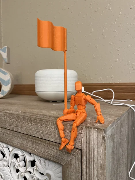 Phụ kiện lá cờ cho mô hình Dummy 13 - Mô hình 3D độc đáo - Image 1