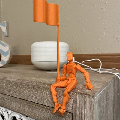 Phụ kiện lá cờ cho mô hình Dummy 13 - Mô hình 3D độc đáo