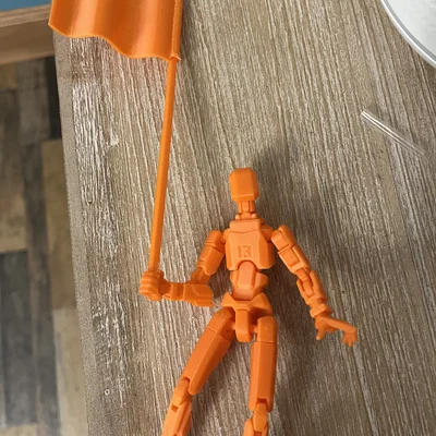 Phụ kiện lá cờ cho mô hình Dummy 13 - Mô hình 3D độc đáo