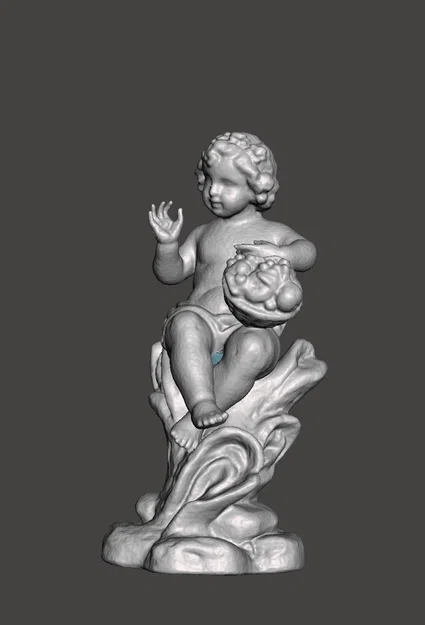 Mô hình tượng thiên thần nhỏ cổ điển trang trí 3D - Image 2