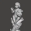 Mô hình tượng thiên thần nhỏ cổ điển trang trí 3D - Thumbnail 2