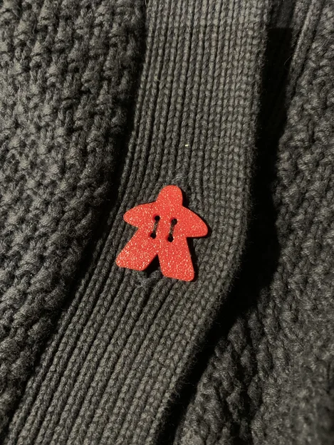 Nút áo Meeple Carcassonne (Carcassonne Meeple Button) - Image 1