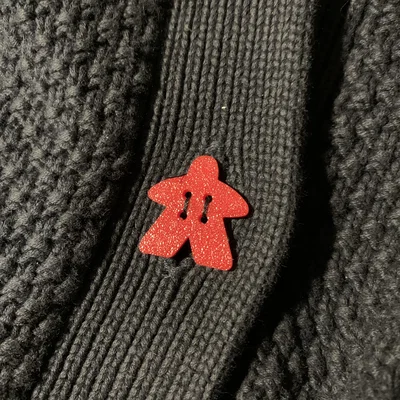 Nút áo Meeple Carcassonne (Carcassonne Meeple Button)