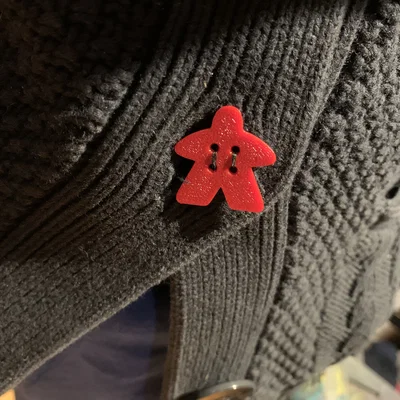 Nút áo Meeple Carcassonne (Carcassonne Meeple Button)