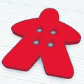 Nút áo Meeple Carcassonne (Carcassonne Meeple Button) - Thumbnail 3