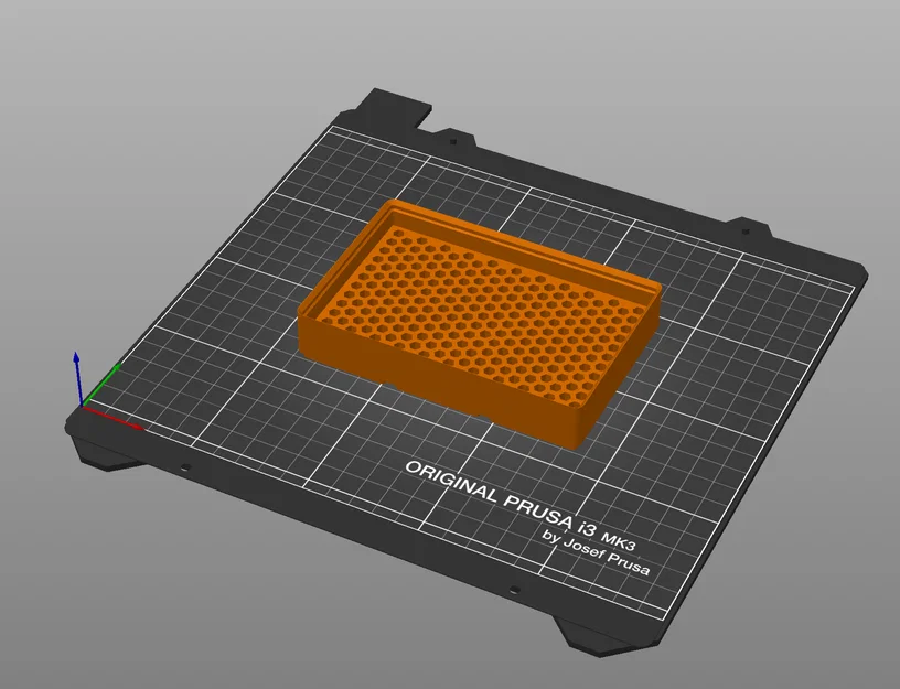 Gridfinity 2x2x3 - Khay giữ 4mm hex bit - Image 1