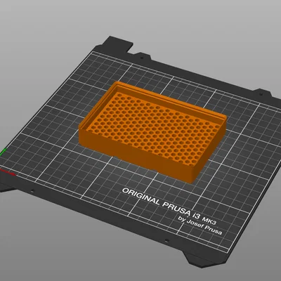 Gridfinity 2x2x3 - Khay giữ 4mm hex bit