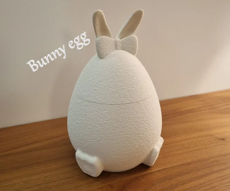 Mô hình Bunny Egg 3D: Hũ đựng đồ hình thỏ siêu đáng yêu - Image 1