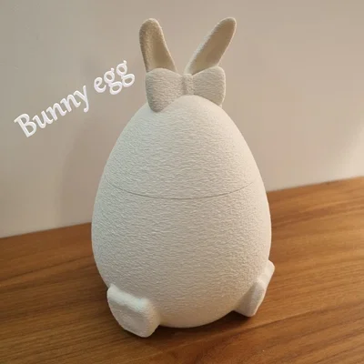 Mô hình Bunny Egg 3D: Hũ đựng đồ hình thỏ siêu đáng yêu