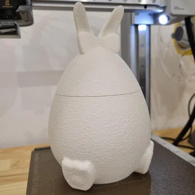 Mô hình Bunny Egg 3D: Hũ đựng đồ hình thỏ siêu đáng yêu