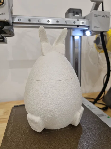 Mô hình Bunny Egg 3D: Hũ đựng đồ hình thỏ siêu đáng yêu - Image 3
