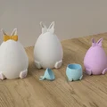 Mô hình Bunny Egg 3D: Hũ đựng đồ hình thỏ siêu đáng yêu - Thumbnail 5