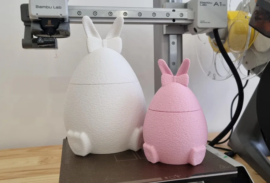 Mô hình Bunny Egg 3D: Hũ đựng đồ hình thỏ siêu đáng yêu - Image 6