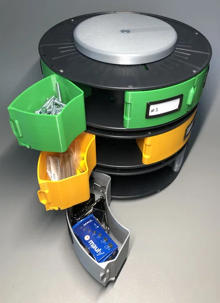 Hộp sắp xếp spool: ngăn kéo tự đóng, xếp chồng & tùy biến - Image 1