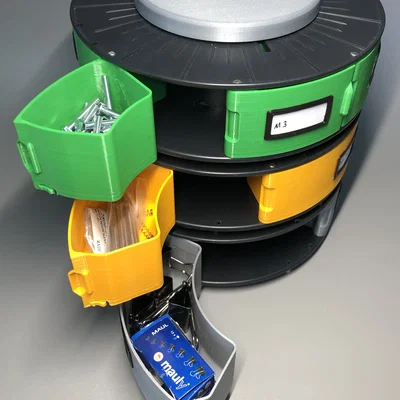 Hộp sắp xếp spool: ngăn kéo tự đóng, xếp chồng & tùy biến