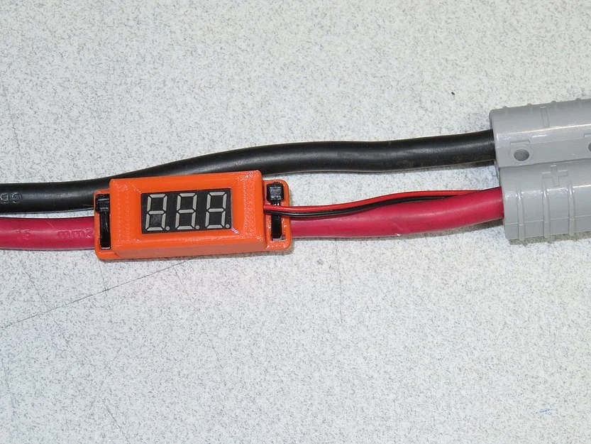 Hộp đựng Mini LCD Voltmeter treo cáp tiện lợi cho dự án DIY - Image 2