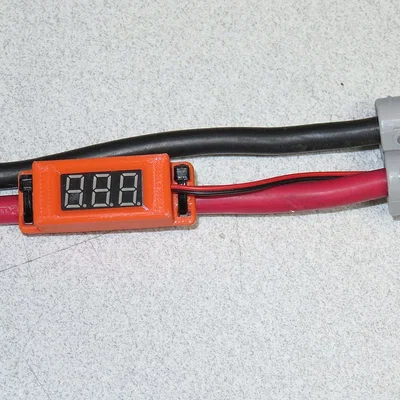 Hộp đựng Mini LCD Voltmeter treo cáp tiện lợi cho dự án DIY