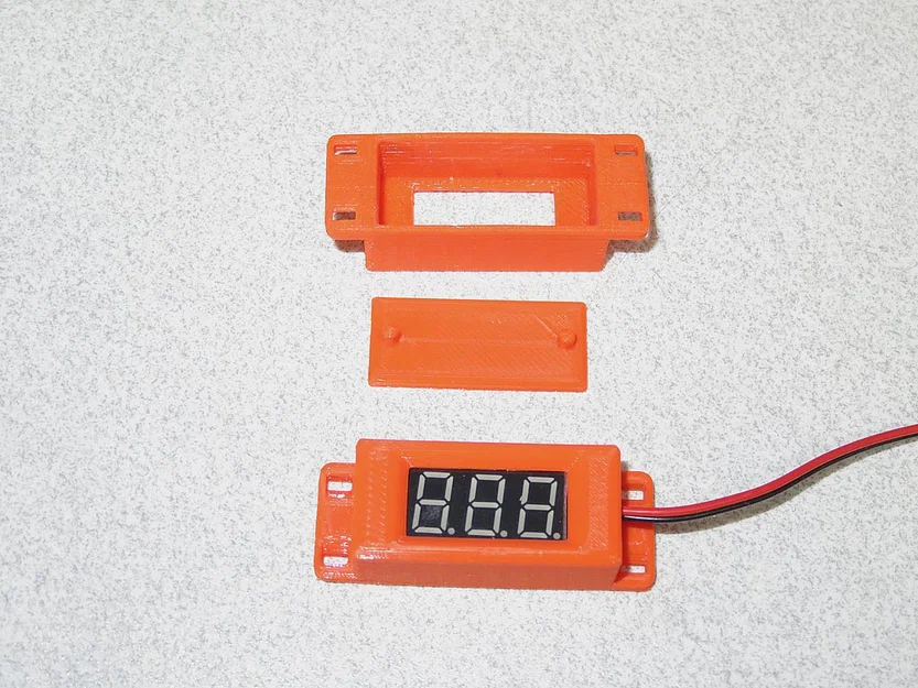 Hộp đựng Mini LCD Voltmeter treo cáp tiện lợi cho dự án DIY - Image 3