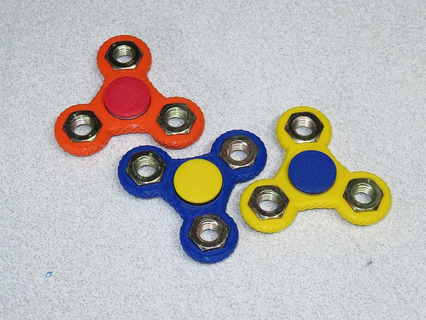 Bộ nắp ốp (Bearing Caps) cho Fidget Spinner dùng vòng bi 608 - Image 1