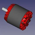 Mô hình 3D động cơ không chổi than EMP N6964 9T 230kv - Thumbnail 3