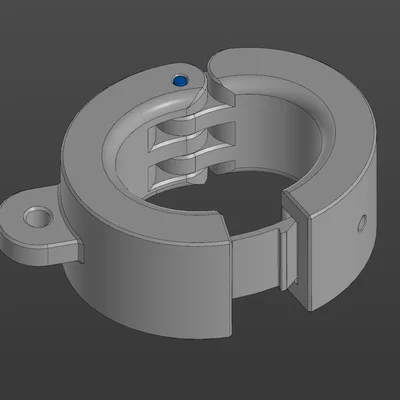 Mô hình còng tay khóa 3D (Locking Manacle) tùy chỉnh kích thước
