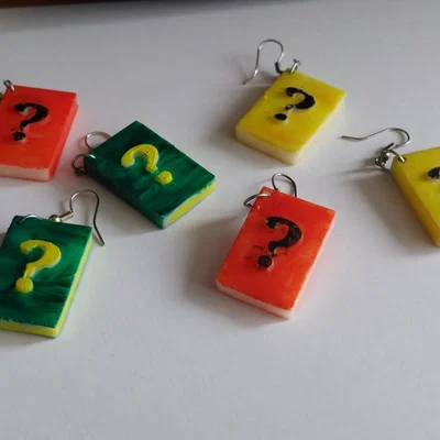 Bông tai hình quyển sách (Book Earrings)