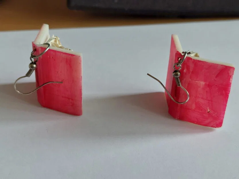 Bông tai hình quyển sách (Book Earrings) - Image 4