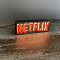A tribute to NETFLIX – Đèn logo Netflix (fanart) - Thumbnail 1