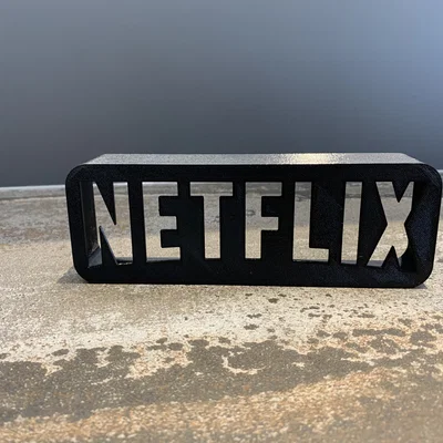 A tribute to NETFLIX – Đèn logo Netflix (fanart)