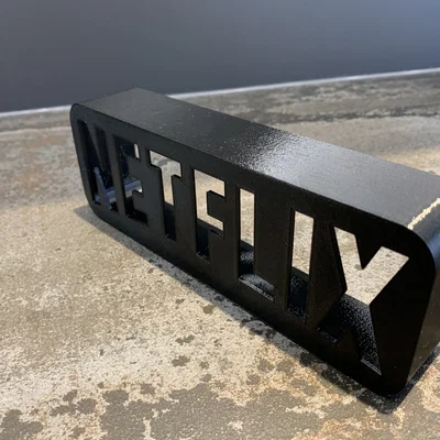 A tribute to NETFLIX – Đèn logo Netflix (fanart)