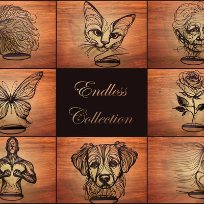 Endless Collection “Majesty” – Đại bàng tối giản 3D (STL)