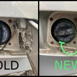 Ngàm giữ nắp bình xăng Fiat Punto (Fiat Punto fuel tank cover holder)