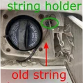 Ngàm giữ nắp bình xăng Fiat Punto (Fiat Punto fuel tank cover holder) - Thumbnail 3