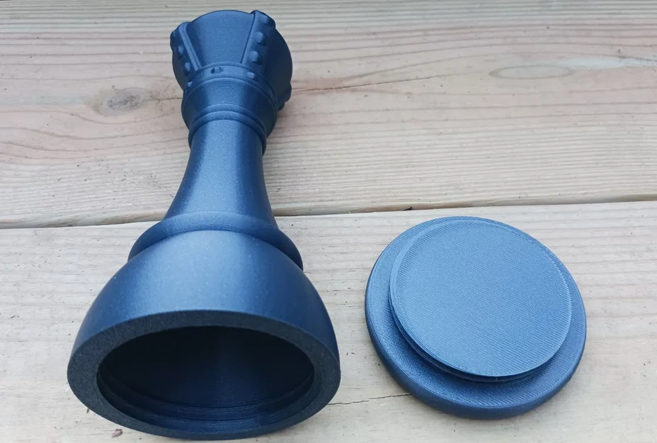 Quân Vua Cờ Vua kiêm Hộp Stash (tùy chọn phần ngăn stash) - Image 5