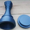 Quân Vua Cờ Vua kiêm Hộp Stash (tùy chọn phần ngăn stash) - Thumbnail 5