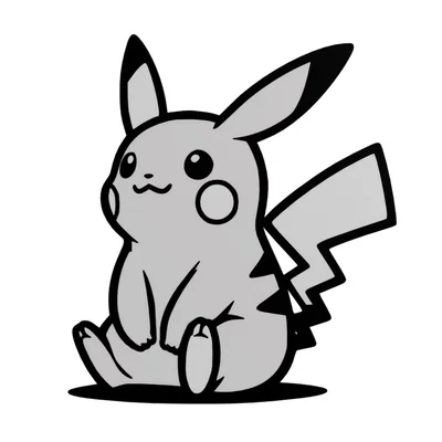 Mô hình tranh treo tường Pikachu đẹp, in 3D dễ dàng