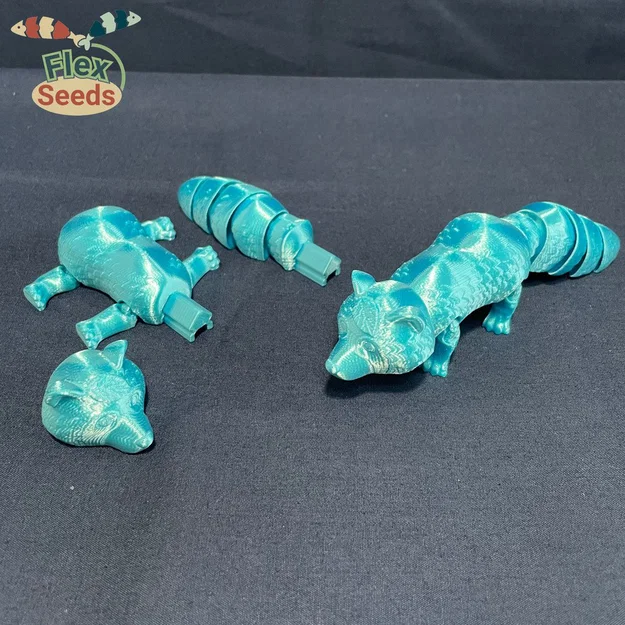Bộ lắp ráp Flexi Tanuki (Print-in-place) - Image 2
