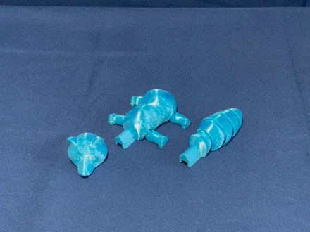 Bộ lắp ráp Flexi Tanuki (Print-in-place) - Image 14