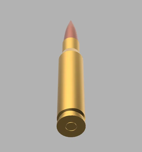 Mô hình 3D viên đạn 50cal thiết kế chi tiết (File STL) - Image 2