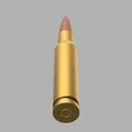 Mô hình 3D viên đạn 50cal thiết kế chi tiết (File STL) - Thumbnail 2